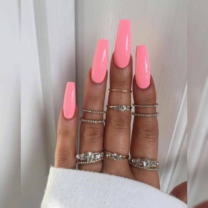 long ballet nail   nail art finished nail patch fake nail wearing finished nail removable｜365nails