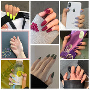 霧面短款芭蕾形新色純色穿戴甲｜可拆卸成品甲片｜365nails