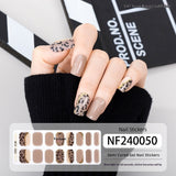 Semi-Cured Gel Nail Strips French Gradient Soft Glossy Design (MOQ=3)