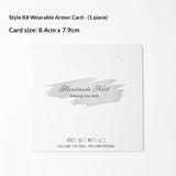 Clear Square Press On Nail Storage Display Box