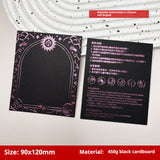 Press-On Nails Instruction Card Multi-style bronzing (MOQ:50 pieces)