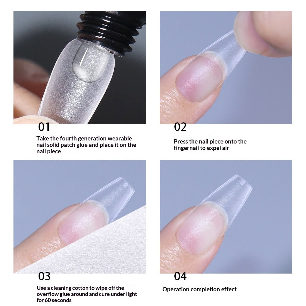 Solid Gel Nail Glue for Long Lasting Press On Nails (MOQ=3)