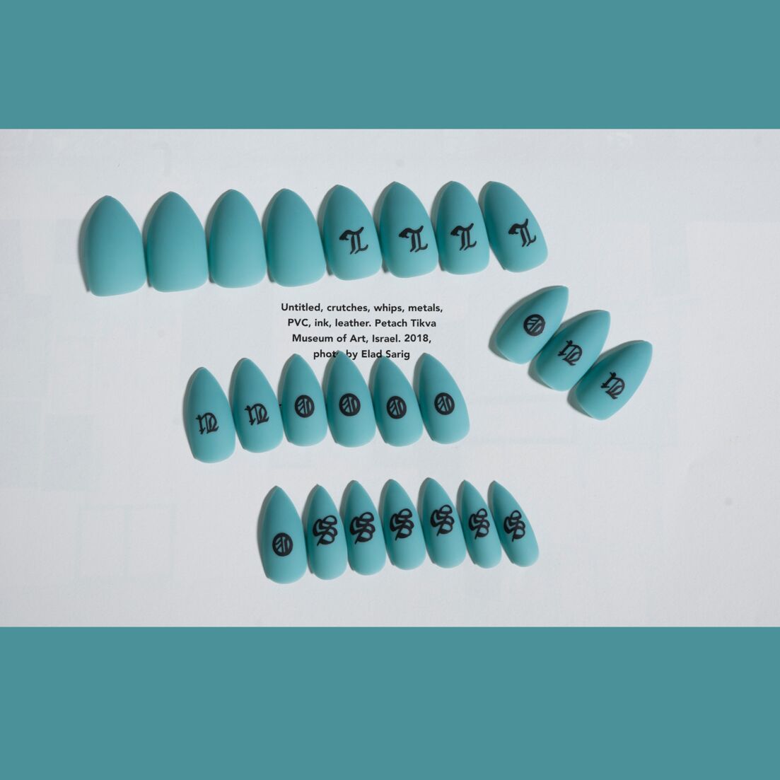 Patch de manicure de unha postiça com acabamento bacana e cabeça pontiaguda punk fosca e saltitante ｜365nails