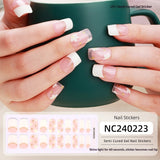 Semi-Cured Gel Nail Strips Laser Foil Ultra-Sparkle Shimmer Glossy Set (MOQ=3)