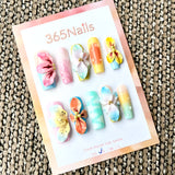 Spring Bloom: "Dewy Petal" – Long Coffin Press-on Nails