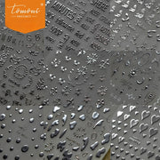 Starry Sky Collection: "Silver Metallic Star" – 3D Embossed Nail Sticker