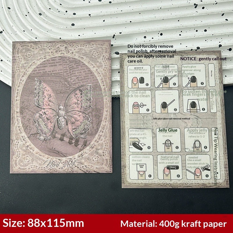 歐式穿戴甲套組展示卡 (MOQ=50)