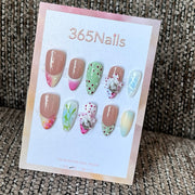 Mint Sugar Ring - Pastel 3D Charm Press-On Nails