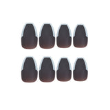 French matte purple Internet celebrity press on nails finished fake nail nail patch nail patch waterproof removable｜365nails