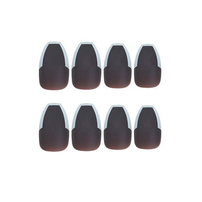 French matte purple Internet celebrity press on nails finished fake nail nail patch nail patch waterproof removable｜365nails
