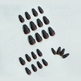 French matte purple Internet celebrity press on nails finished fake nail nail patch nail patch waterproof removable｜365nails