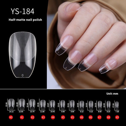 Nail Tips Nail pads are transparent and semi-matte, fully pasted, ultra-thin and non-marking, extended, and 240 full-size fake nails are free of engraving and grinding.