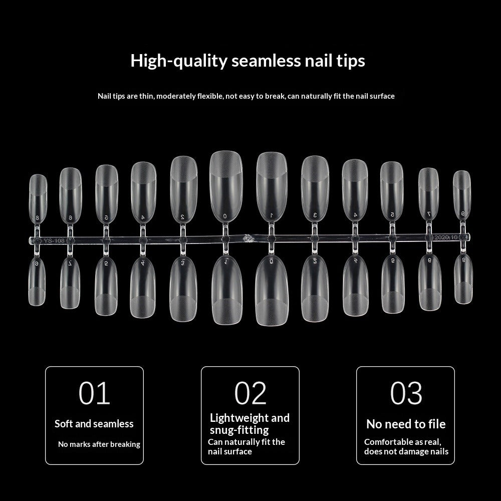 365nails 120PCS Clear Nail Tips | 14 Shapes Full Size Range for Gel Extensions
