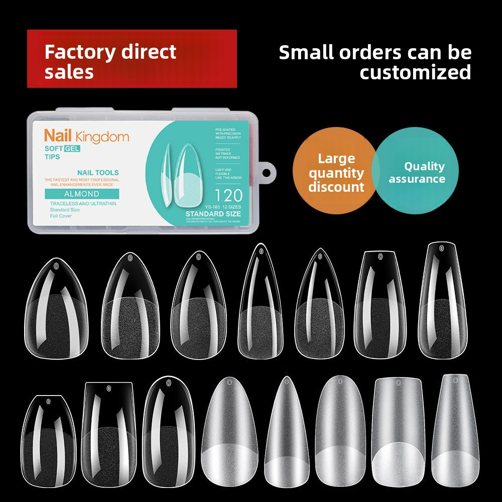 Nail Tips Nail pads are transparent and semi-matte, fully pasted, ultra-thin and non-marking, extended, and 240 full-size fake nails are free of engraving and grinding.