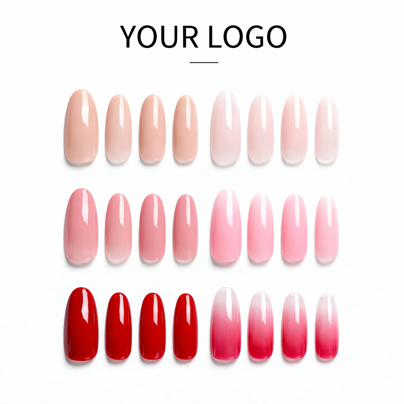 Custom Nail Tips & Nail Strips | Choose Color, Shape, Length, Quantity