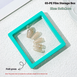 Transparent PE film suspension box press on nails storage box