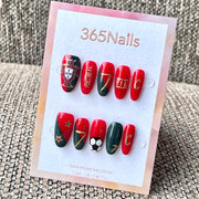 "Portuguese Legend" - Portugal Football Theme Handmade Nails