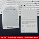 Custom Printed Display Cards for Press On Nail Packaging (MOQ=50)