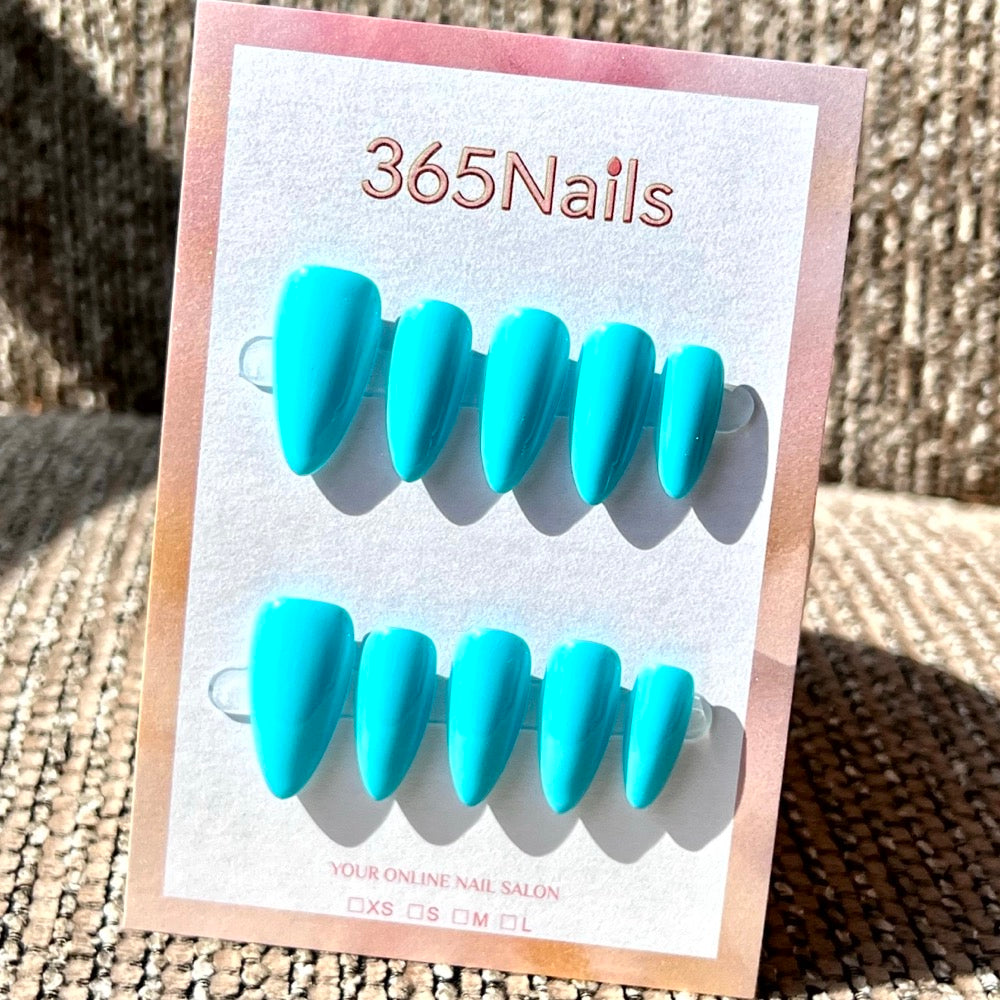 20 Colors Mega Palette - Premium Solid Handmade Nails (8 Shapes Available)