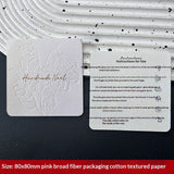 Classic White Display Cards for Press On Nail Sets (MOQ=50)