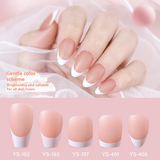 Nail Tips French prefabricated nail pads, whole bags, new non-marking removable fake nail patches, French press on nails