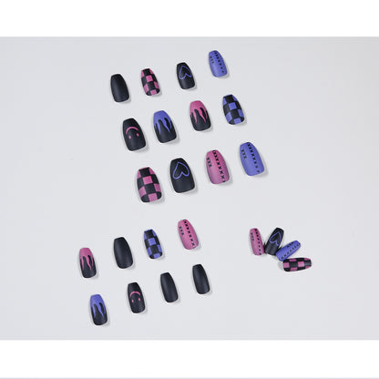 Mandarin duck flame cool play press on nails finished nail art patch fake nail nail patch waterproof removable nail piece｜365nails