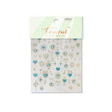 Metallic Celestial Nail Stickers