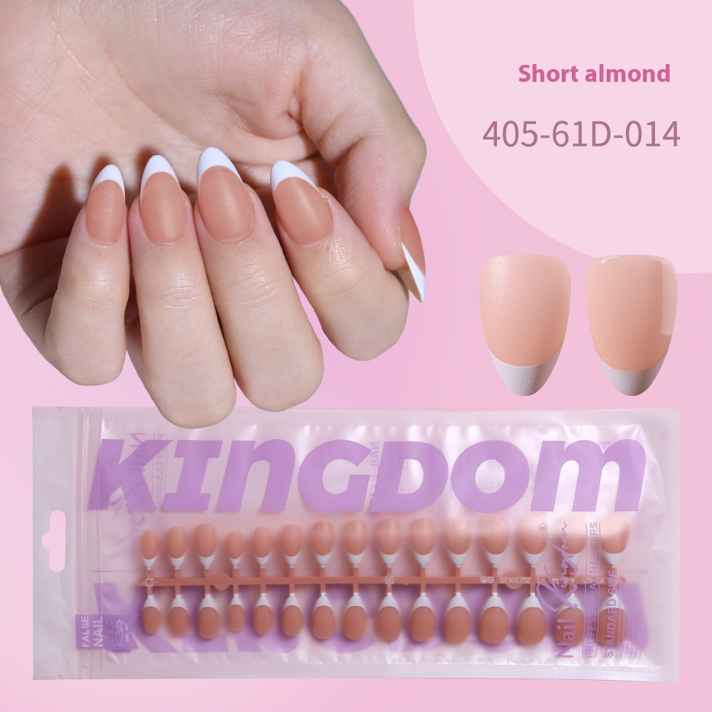 Nail Tips French prefabricated nail pads, whole bags, new non-marking removable fake nail patches, French press on nails
