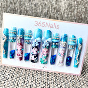 365nails: "Frozen Fantasy" – 3D Cartoon Figure Handmade Coffin Nails-5.5cm
