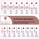 Nail Tips Popular Europe and the United States gradual change toenail press on nails short nude 150 pieces boxed toenail patch nail wholesale