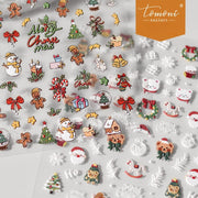 Christmas Cozy Delights – 3D Embossed Holiday Nail Art Set