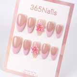 365Nails Petal French Almond Tips
