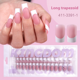 Nail Tips French prefabricated nail pads, whole bags, new non-marking removable fake nail patches, French press on nails