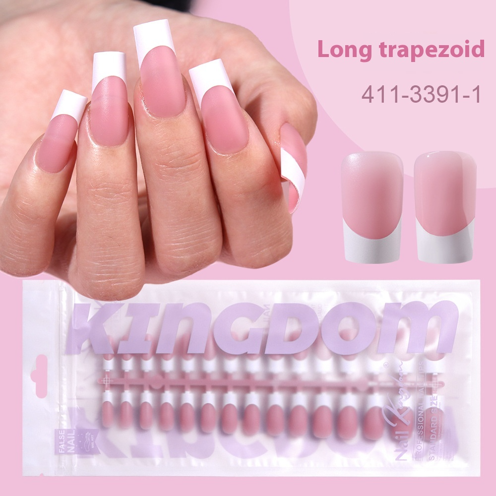 Nail Tips French prefabricated nail pads, whole bags, new non-marking removable fake nail patches, French press on nails
