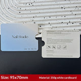 Horizontal Textured Press On Nail Display Cards (MOQ=50)