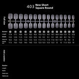 Nail Tips Transparent nail piece wholesale 30 pieces, full number, light and thin, full sticker, trapezoidal non-marking, wear-free patch, frosted nail piece