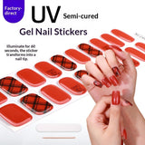Semi-Cured Gel Nail Strips Laser Foil Ultra-Sparkle Shimmer Glossy Set (MOQ=3)