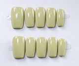 The Essential Solids | Short Round Cute | Handmade Press-on Nails