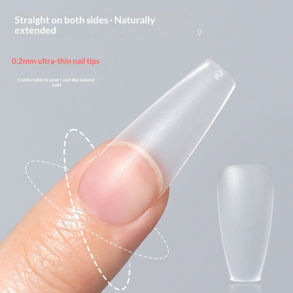 Everyday Collection: "Matte No-File Long Taper" – Matte No-File Long Taper Nail Tips
