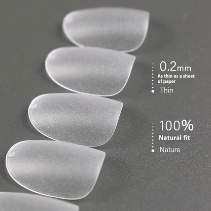 Nail Tips Amazon popular press on nails matte 450 almonds free of engraving ultra-thin and seamless patch manicure fake nails