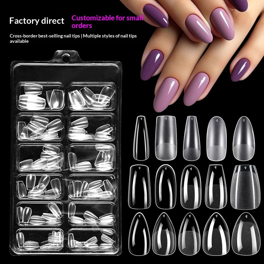 365nails Cross-Border Hot-Selling Clear Nail Tips | Multi-Shape Nail Extension Set