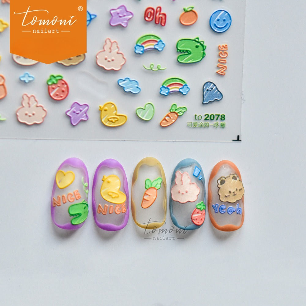 Cute Mini Charms – Playful Nail Art Set
