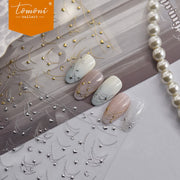 Starry Night Gold Foil – Celestial Nail Art Set