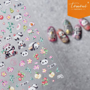 Panda Garden – 5D Embossed Cute Accent Set