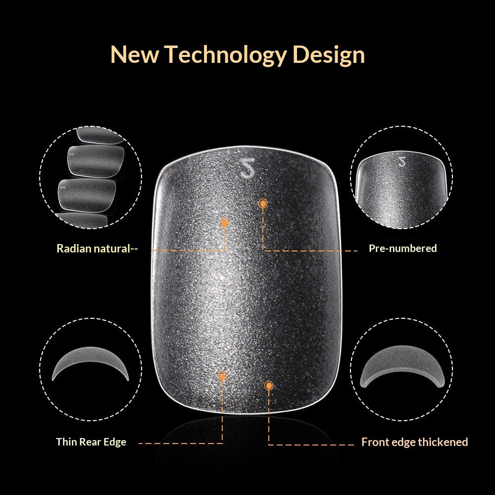 365nails 20-Shape Full-Matte Nail Tips | Professional Salon Extension Set (YS-191 to YS-266)