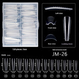 Nail Tips Extension nail mold wholesale, new boxed transparent paperless fast phototherapy nail crystal extension nail mold