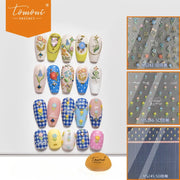 5D Micro-Embossed Wildflower Medley – Ultra-Textured Nail Art Set