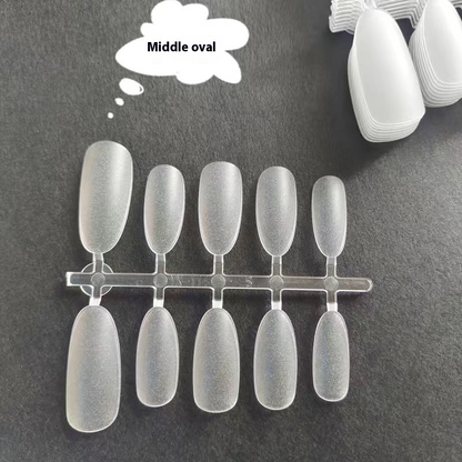 Puntas de uñas que se presionan sobre las almohadillas para uñas, sin tallado ni pulido, parches de uñas postizas ultrafinos y sin costuras, bolsas al por mayor de 300 piezas ｜ 365nails
