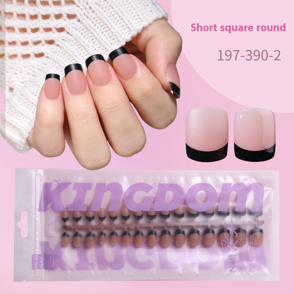 Nail Tips French prefabricated nail pads, whole bags, new non-marking removable fake nail patches, French press on nails