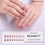 Semi-Cured Gel Nail Strips Sparkle Spotlight Cat Eye Glow Effect (MOQ=3)